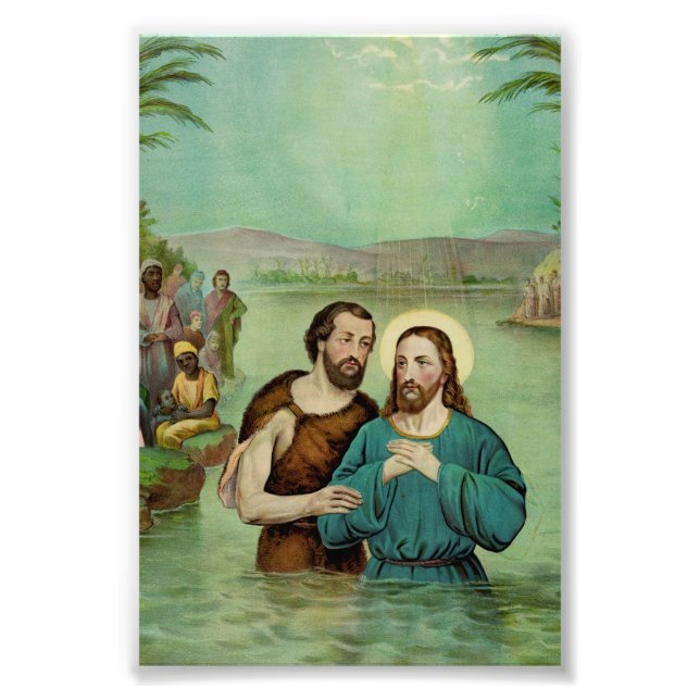 Baptism of Jesus Christ Photo Print (Front)