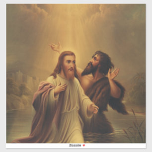 Baptism of Jesus Christ Sticker