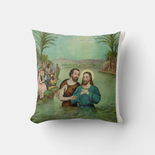 Baptism of Jesus Christ Throw Pillow