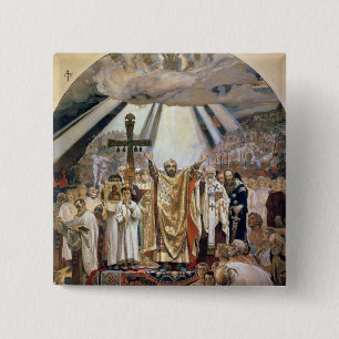 Baptism of Rus, 1885-96 Pinback Button