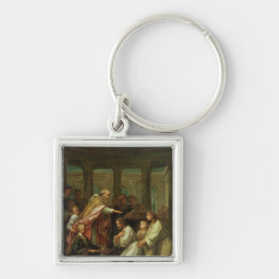 Baptism of St. Augustine Keychain