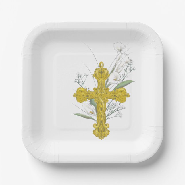 Baptism Paper Plates (Front)