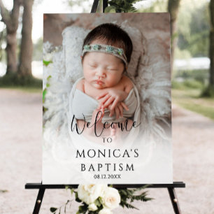 Baptism Photo Welcome Sign Template Baptism Chirst