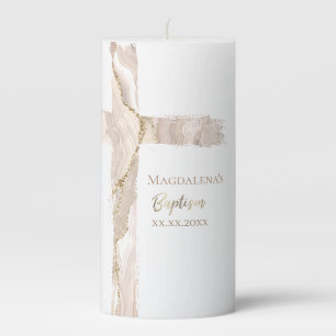 Baptism Pillar Candle