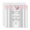 Baptism Pink Silver Photo Heart Cross Girl
