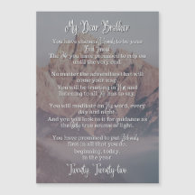 Baptism Poem | Magnetic Card | JW | Mountains