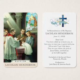 Baptism Prayer At The Font