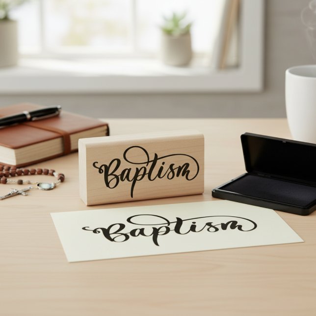 Baptism Rubber Stamp (Baptism Rubber Stamp)