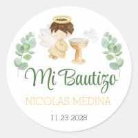 Baptism Stickers Bautizo Pegatinas Spanish Español