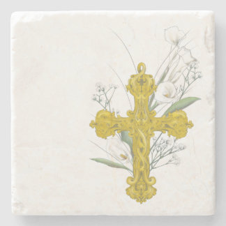 Baptism Stone Coaster