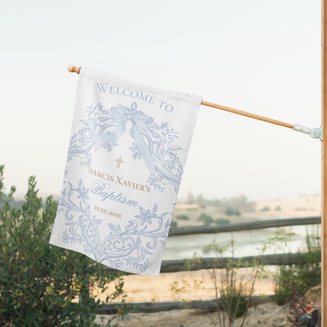 Baptism welcome sign (Insitu (Back))