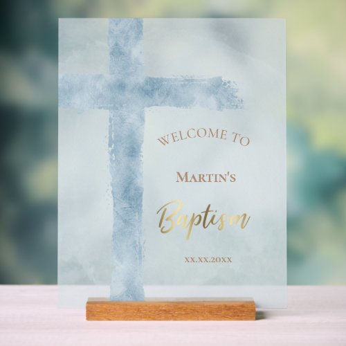 Baptism welcome sign