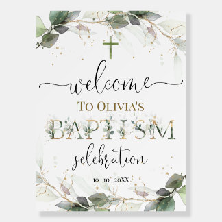 Baptism Welcome Sign