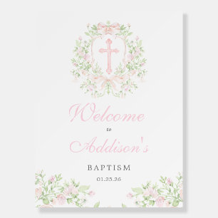 Baptism Welcome Sign