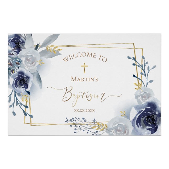 Baptism welcome sign (Front)