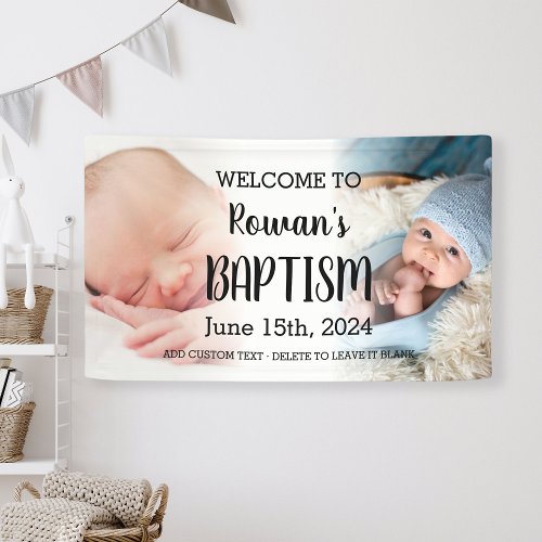 Baptism Welcome Sign Kids Photo Collage