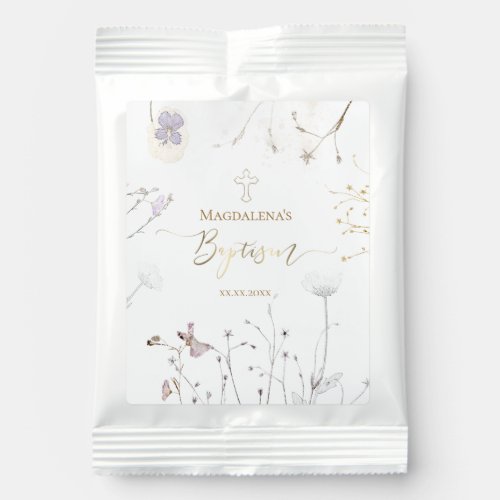 Baptism wildflowers  lemonade drink mix