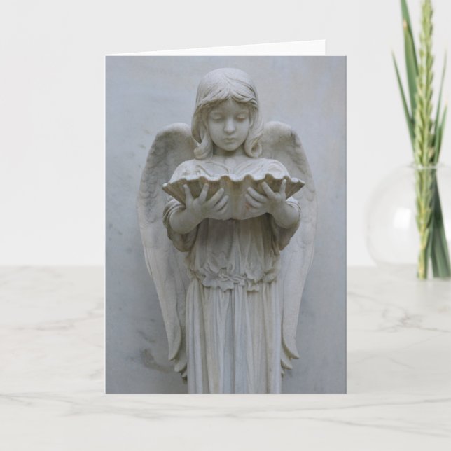 Baptismal Angel card (front view) (Front)