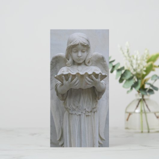 Baptismal Angel (front view) Photo Card (Standing Front)