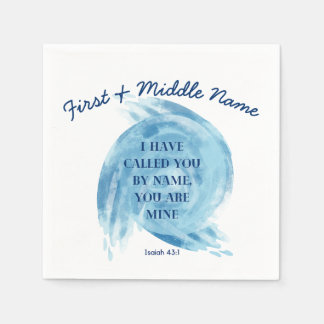 Baptismal Water Napkins