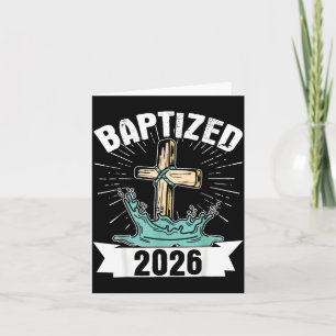 Baptized 2026 card
