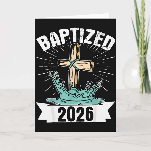 Baptized 2026  card (Front)