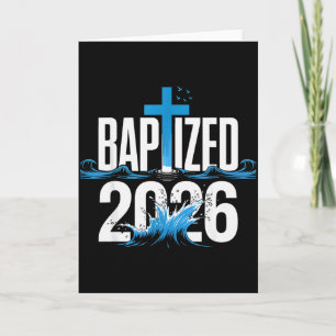 Baptized 2026 card