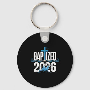 Baptized 2026 keychain