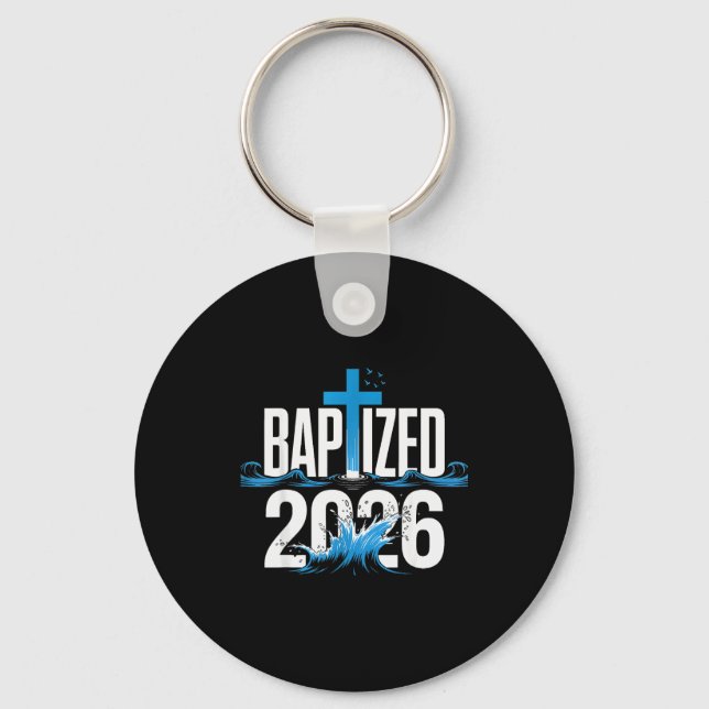 Baptized 2026  keychain (Front)