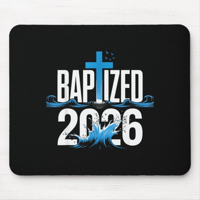 Baptized 2026  mouse pad (Front)