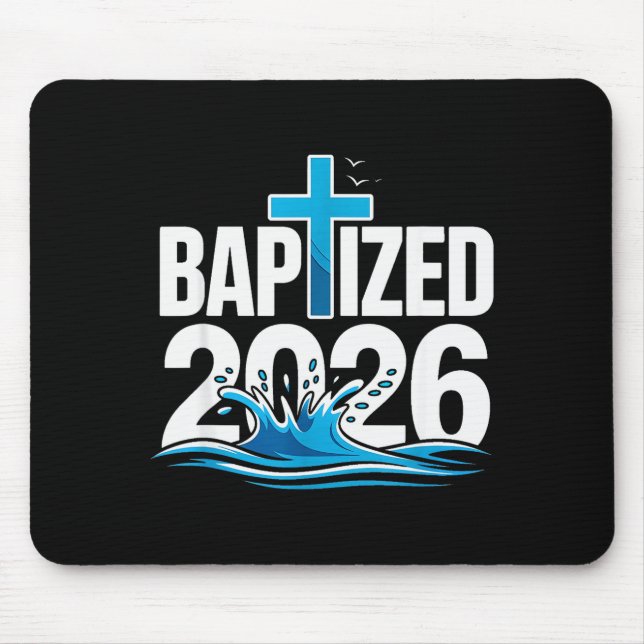 Baptized 2026  mouse pad (Front)