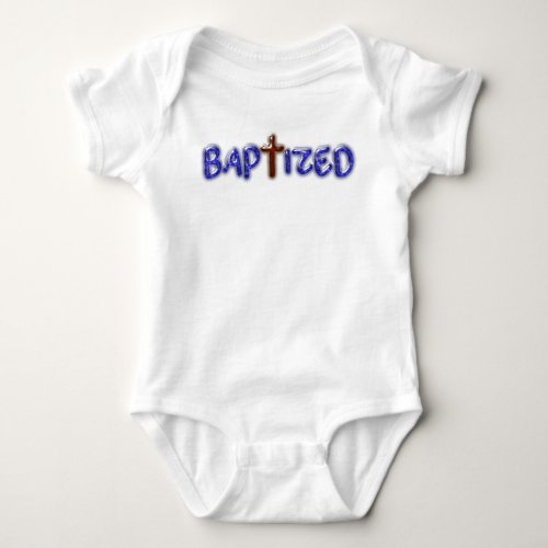Baptized Baby Bodysuit _ Baptism _Special Occasion