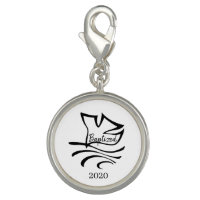 Baptized Custom Date Dove Charm