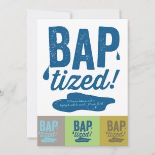 Baptized! Invitations