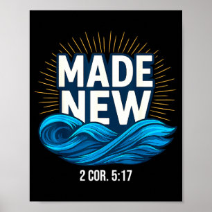 Baptized Made New Baptism  Poster