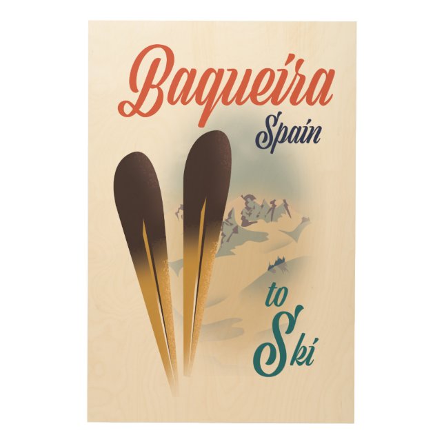 Baqueira Spain travel poster (Front)