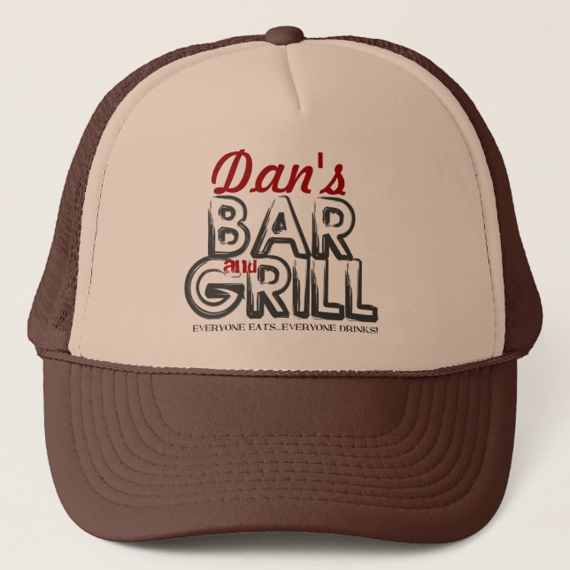 Bar and Grill Trucker Hat (Front)
