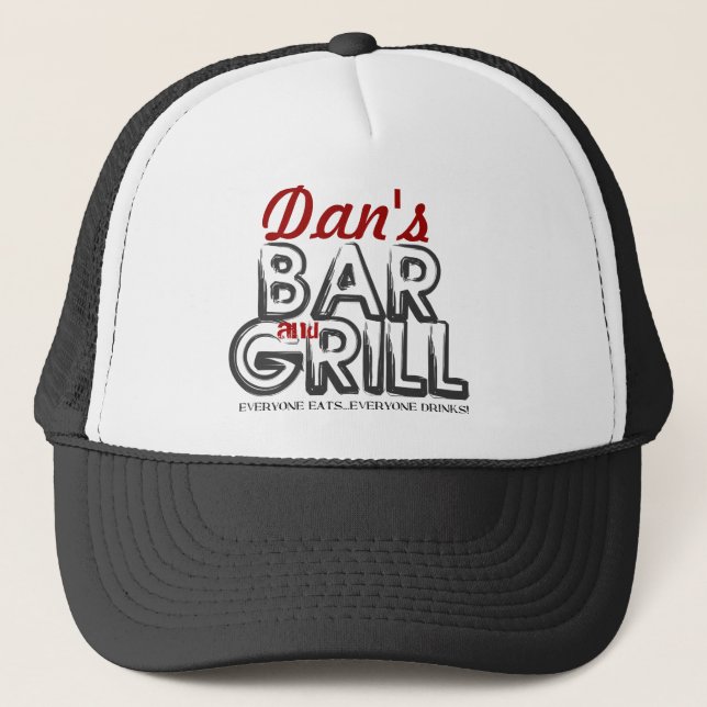 Bar and Grill Trucker Hat (Front)