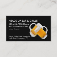 Bar And Pub Business Cards at Zazzle