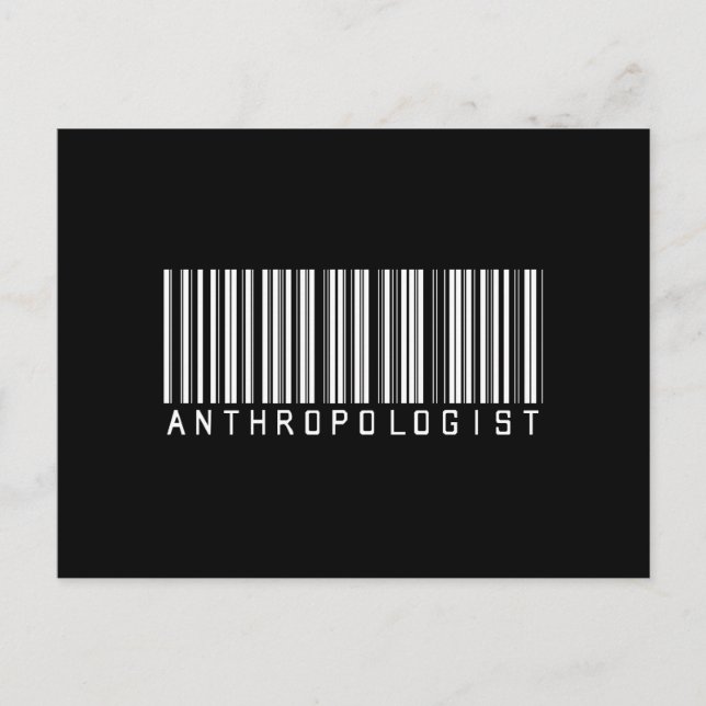 BAR ANTHROPOLOGIST DARK POSTCARD (Front)