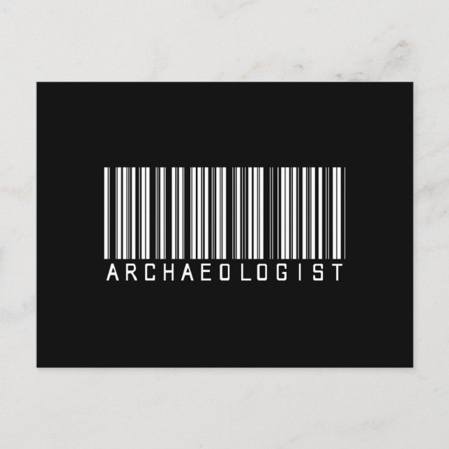 BAR ARCHAEOLOGIST DARK POSTCARD (Front)