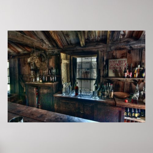 BAR at OLD WEST CRITERION SALOON Poster