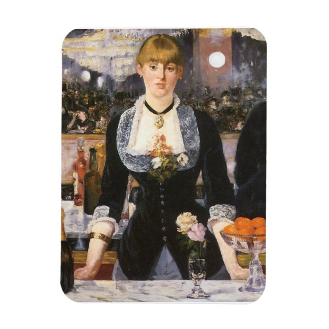 Bar at the Folies Bergère Magnet (Vertical)
