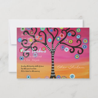 Bar Bat Mitzvah Invitation