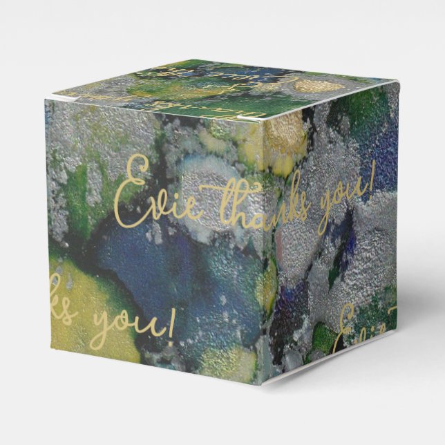 Bar Bat Mitzvah Party Blast Classic Favor Boxes (Front Side)