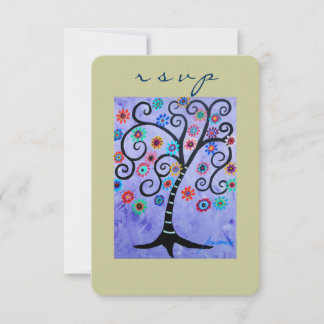 Bar Bat Mitzvah RSVP Card