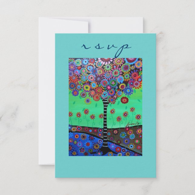 Bar Bat Mitzvah RSVP Card (Front)