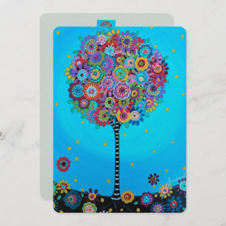 bar bat mitzvah TREE OF LIFE INVITATIONS