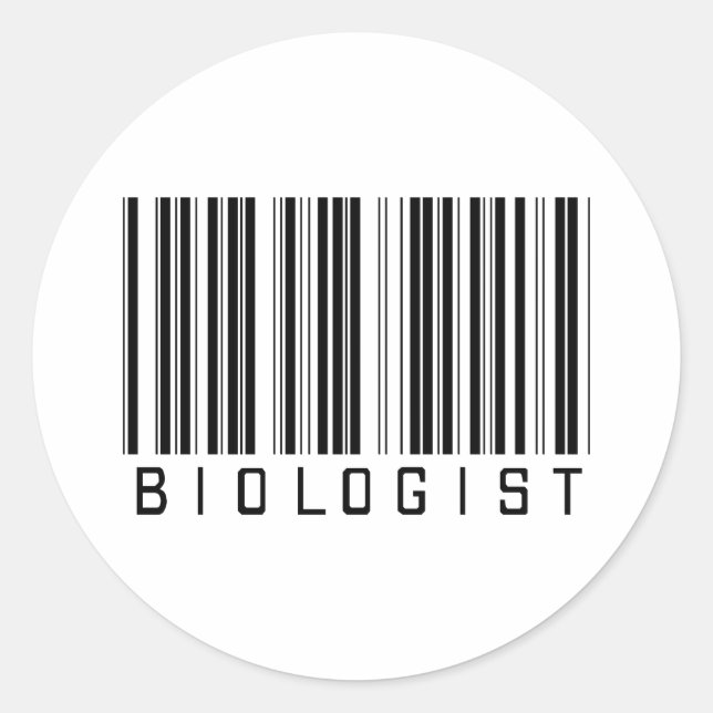 BAR BIOLOGIST LIGHT CLASSIC ROUND STICKER (Front)