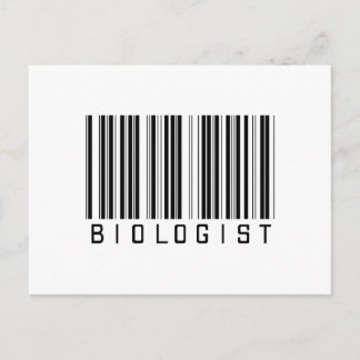 BAR BIOLOGIST LIGHT POSTCARD